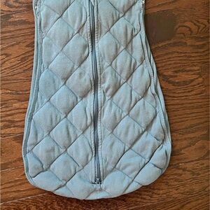 Quilted Blue Sleep Swaddle